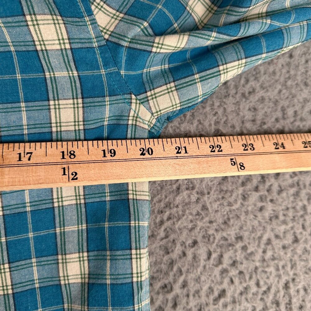 Arbor Collective Shirt Mens Medium Multi Color Plaid Button Up Long Sleeve - Picture 9 of 13